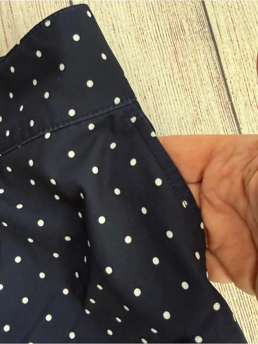 IZOD Golf Blue Polka Dot Skort 14